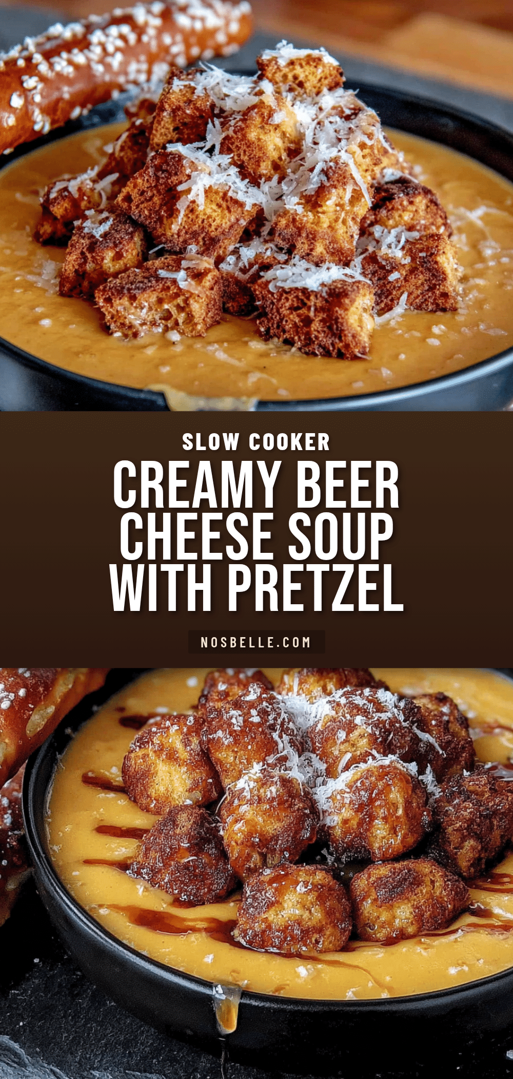 creamy slow cooker beer cheese soup recipe