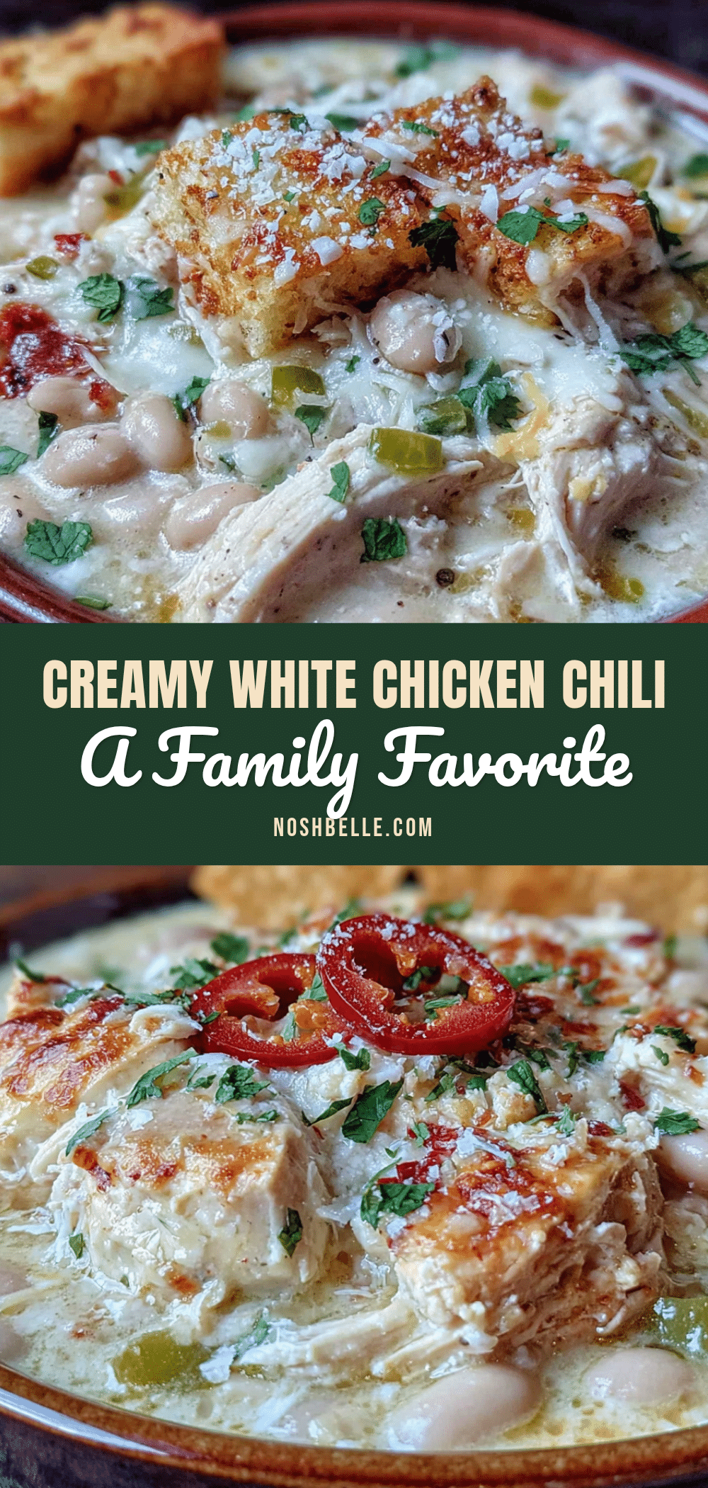 creamy white chicken chili recipe