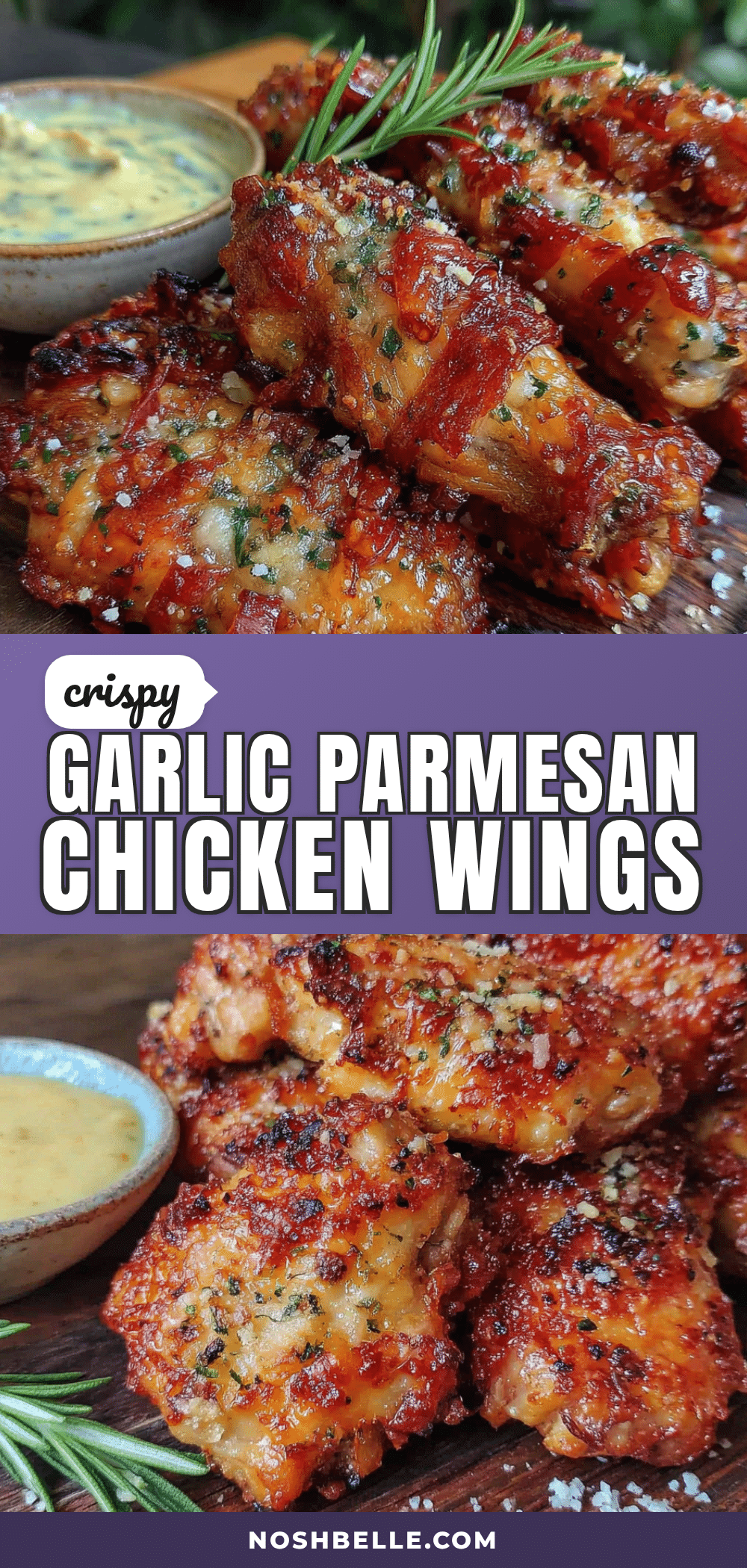 crispy baked parmesan garlic chicken wings recipe