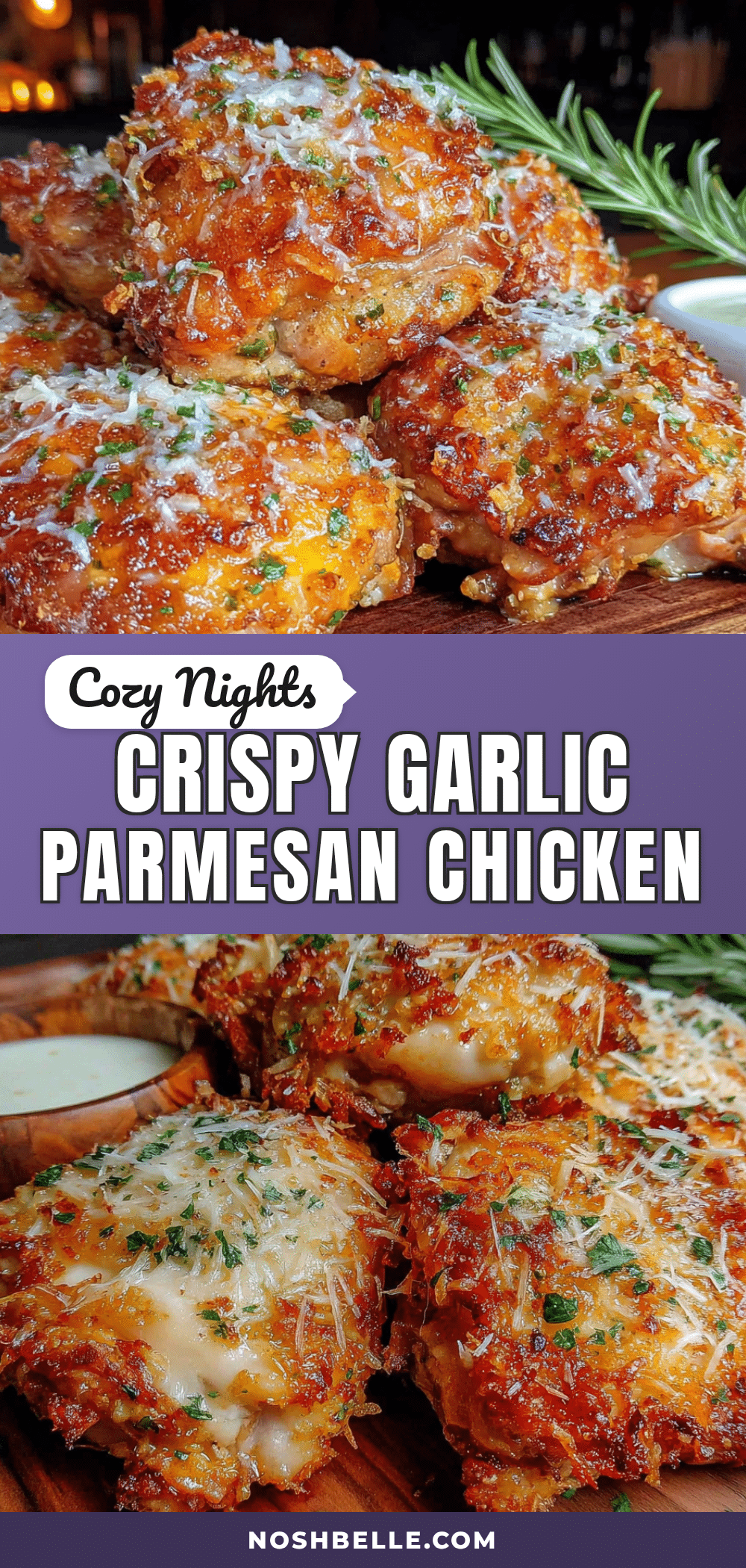 crispy garlic parmesan chicken thighs recipe
