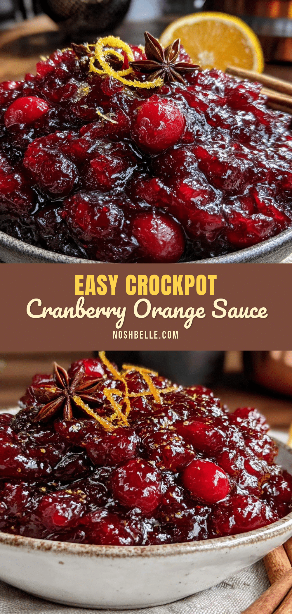 crockpot cranberry orange sauce recipe