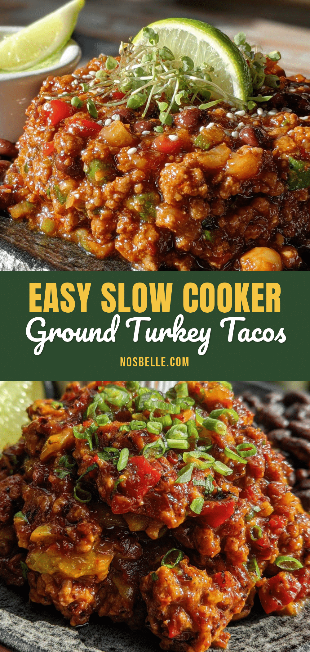 crockpot ground turkey taco meat recipe