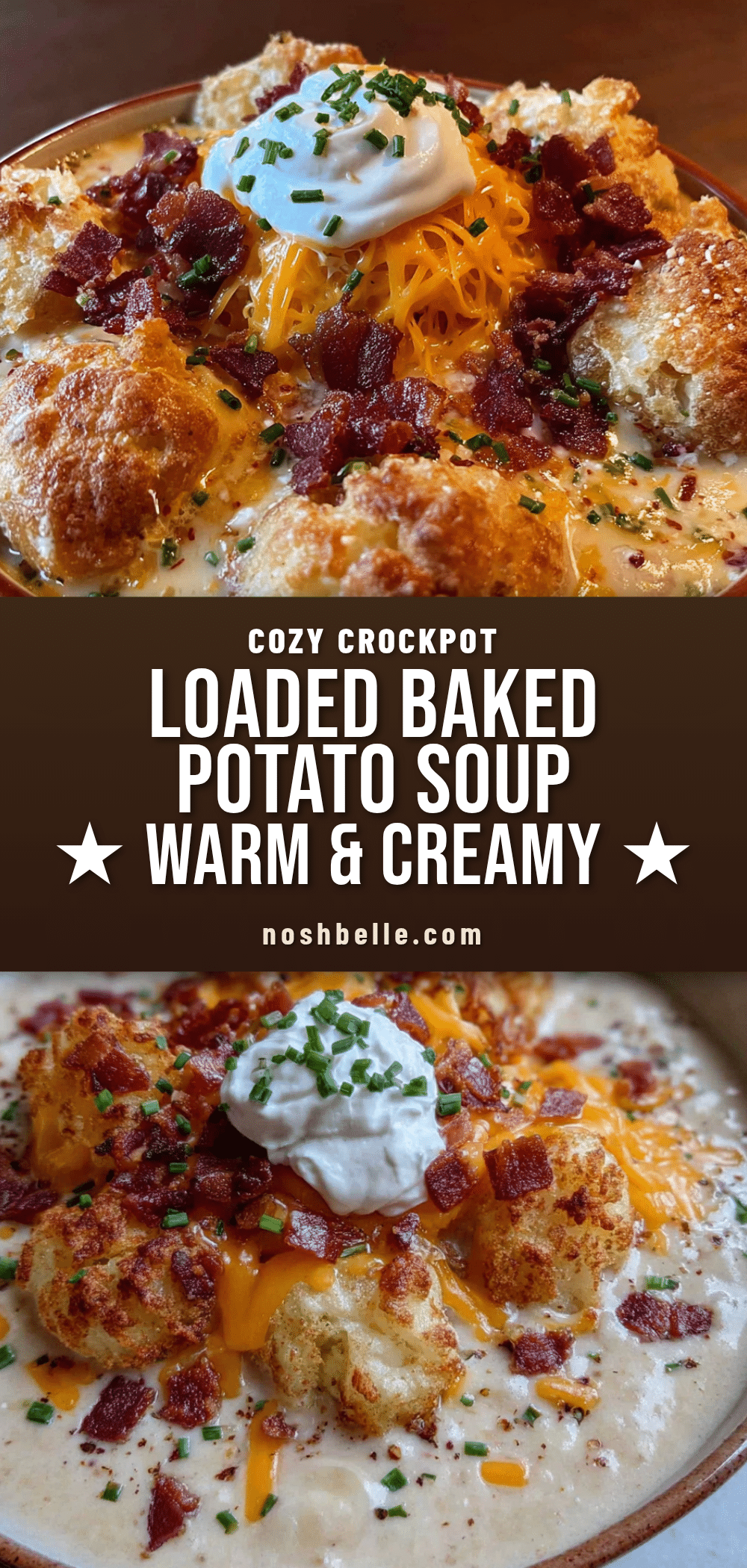 crockpot loaded baked potato soup recipe