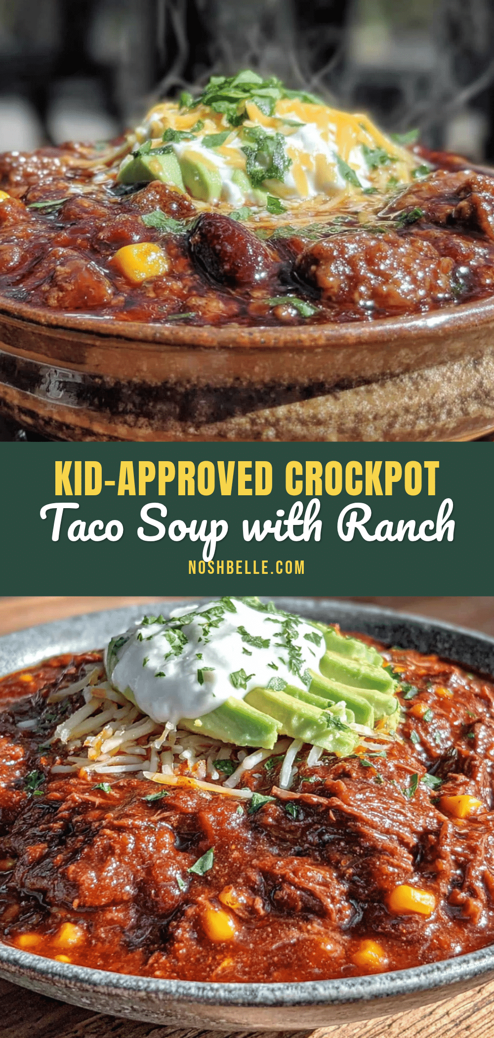 crockpot taco soup with ranch recipe