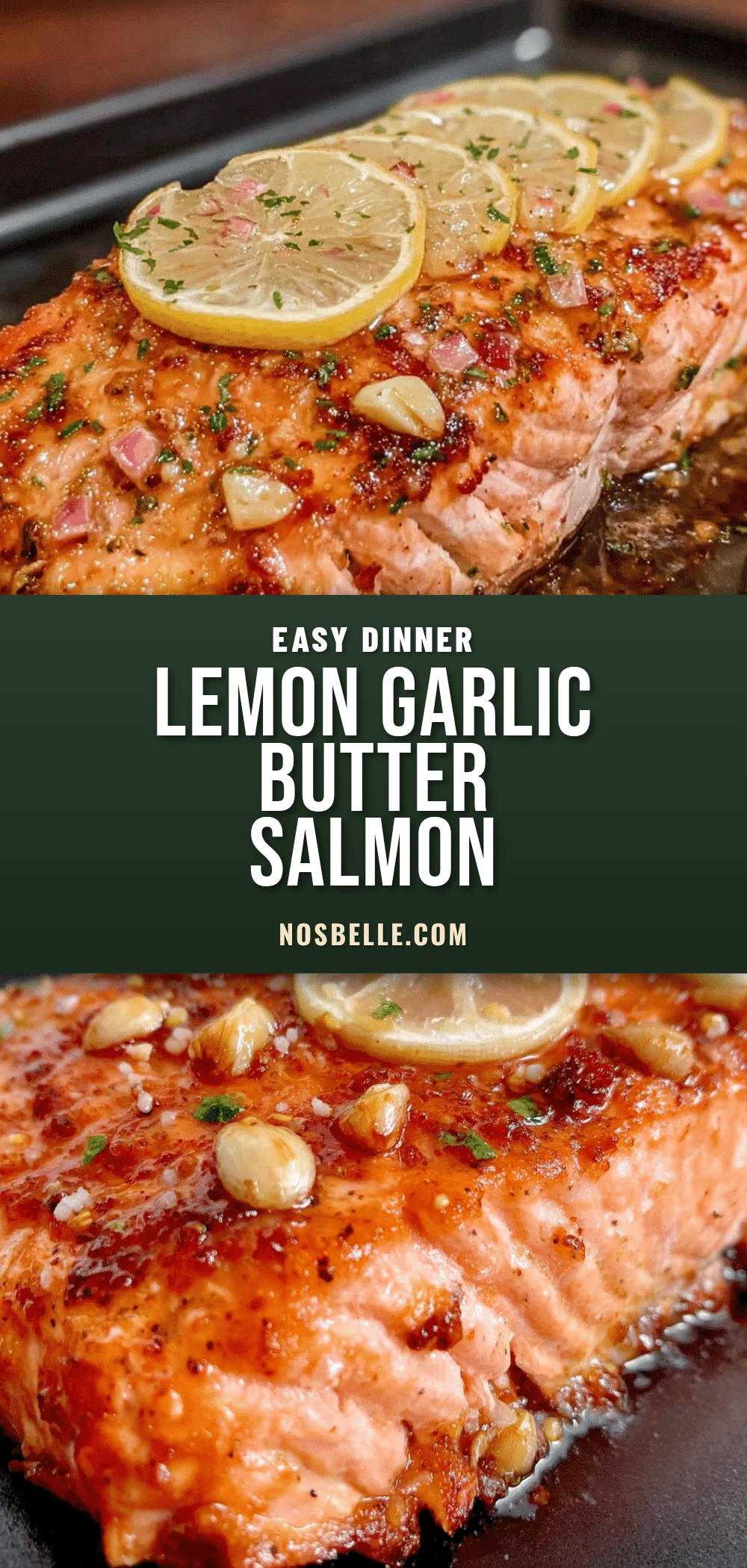 easy lemon garlic butter sheet pan salmon recipe