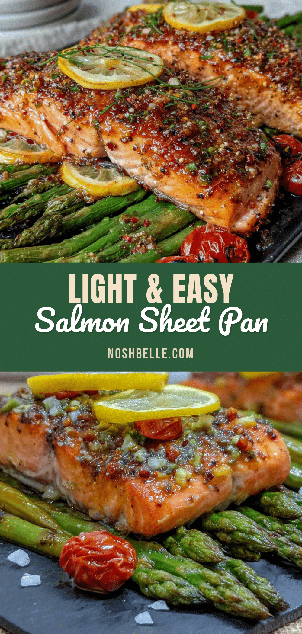 easy salmon sheet pan dinner recipe