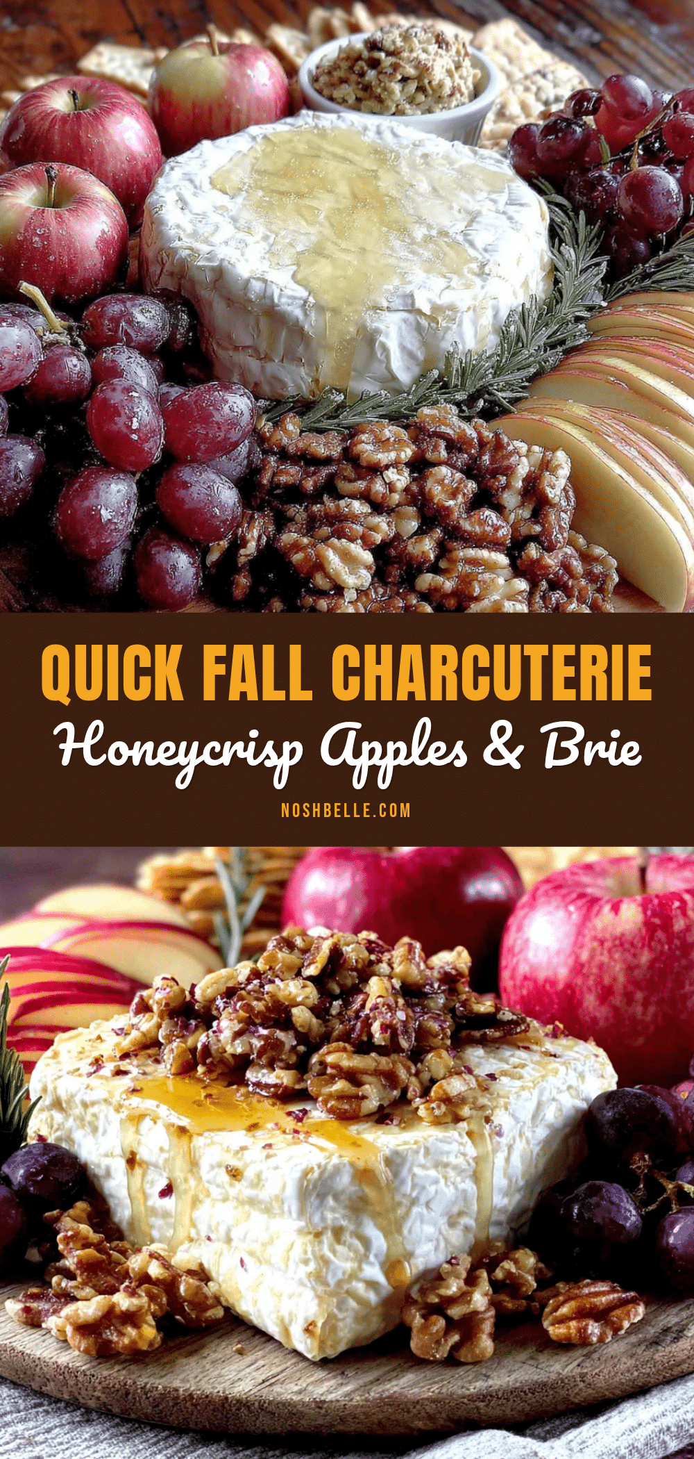 fall charcuterie board with brie and honeycrisp apples recipe