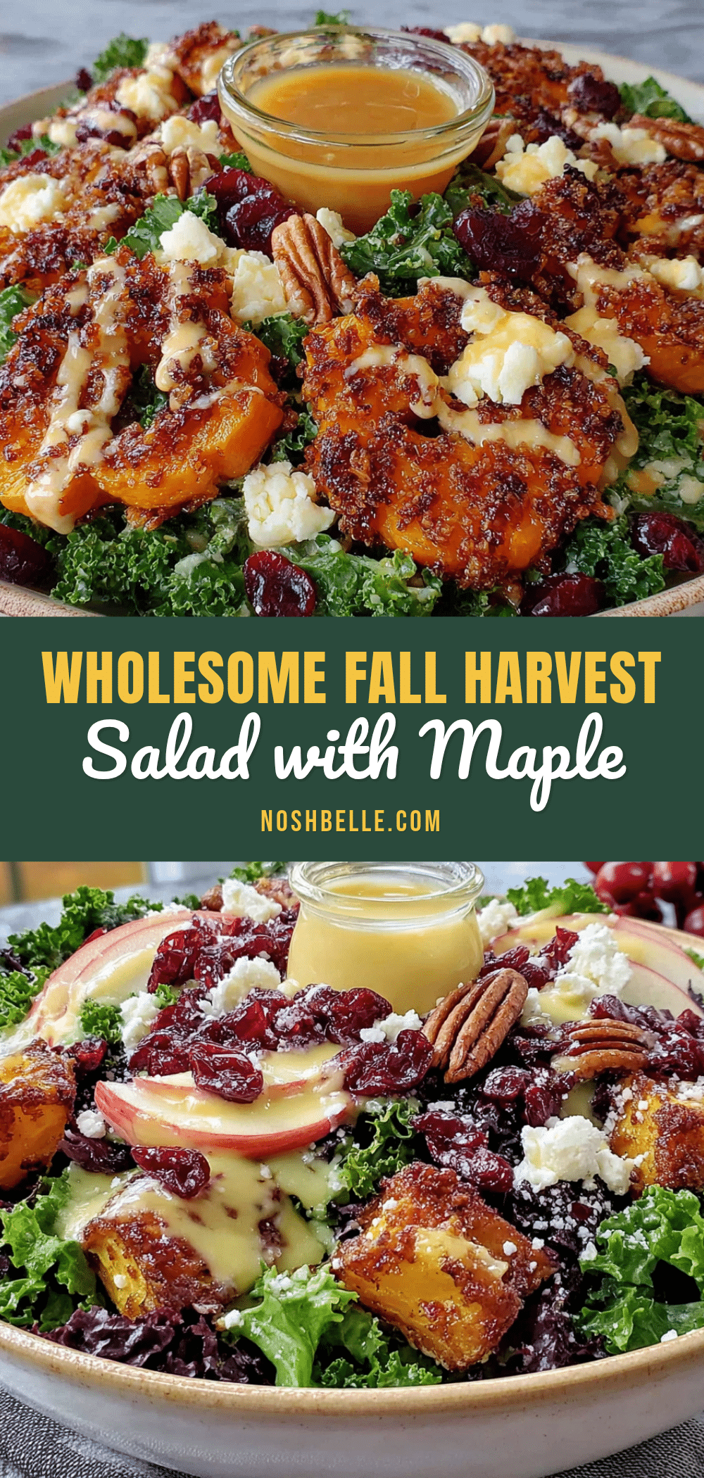 fall harvest salad with maple vinaigrette recipe