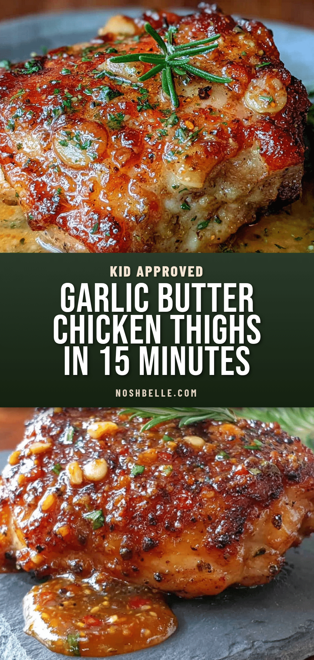 garlic butter chicken thighs recipe