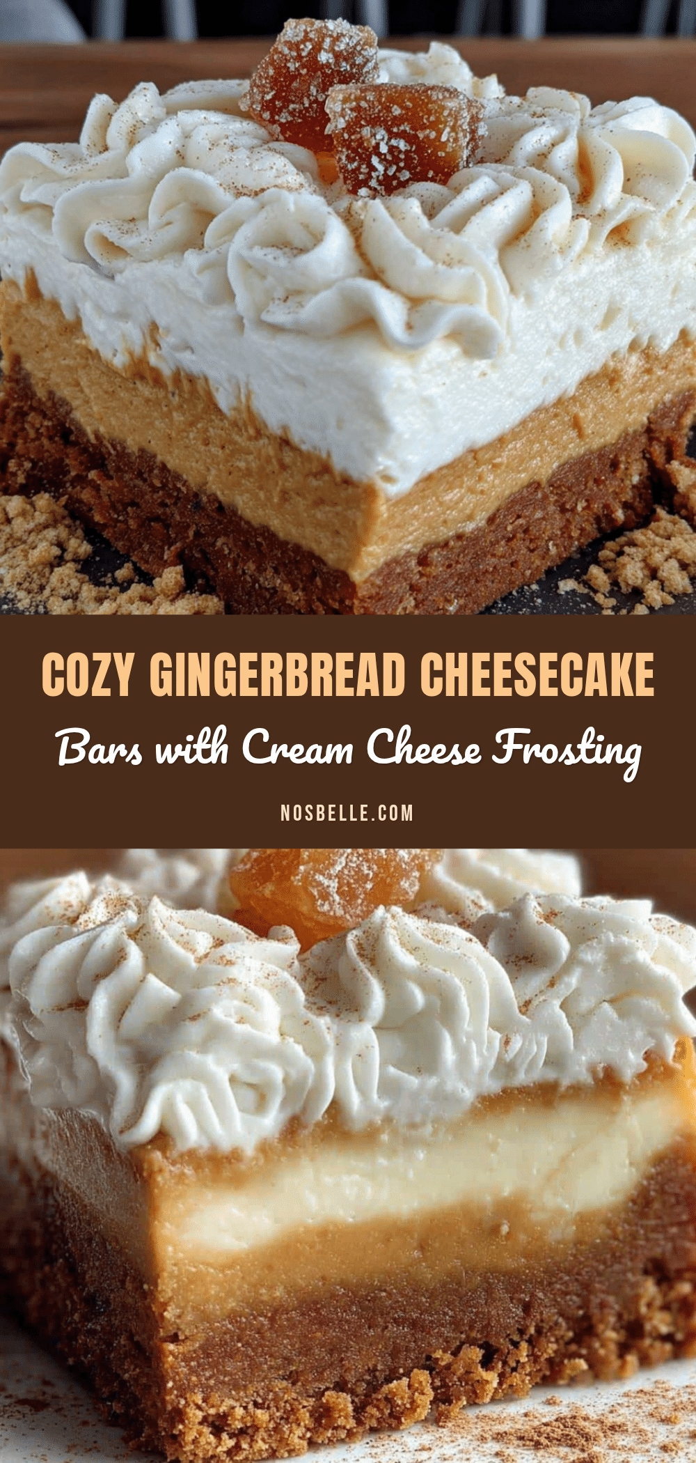 gingerbread cheesecake bars recipe