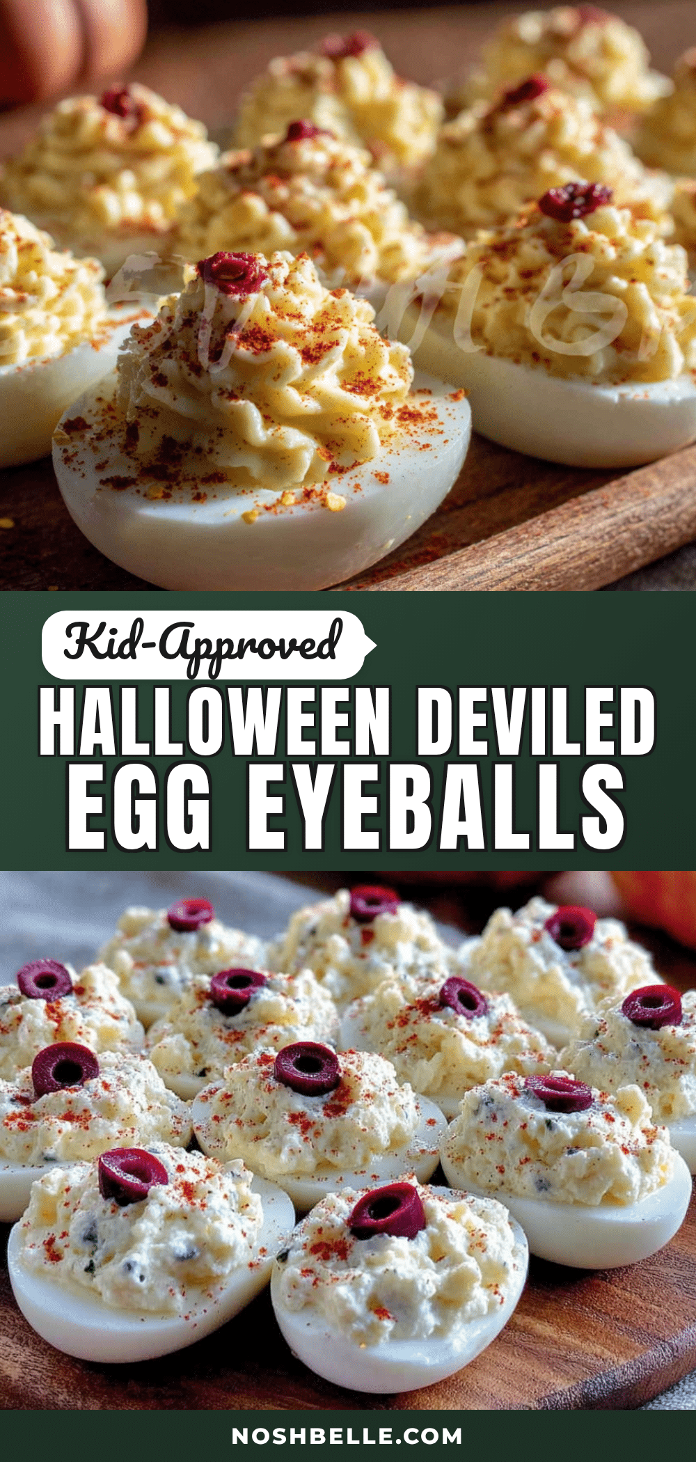 Halloween Deviled Egg Eyeballs recipe