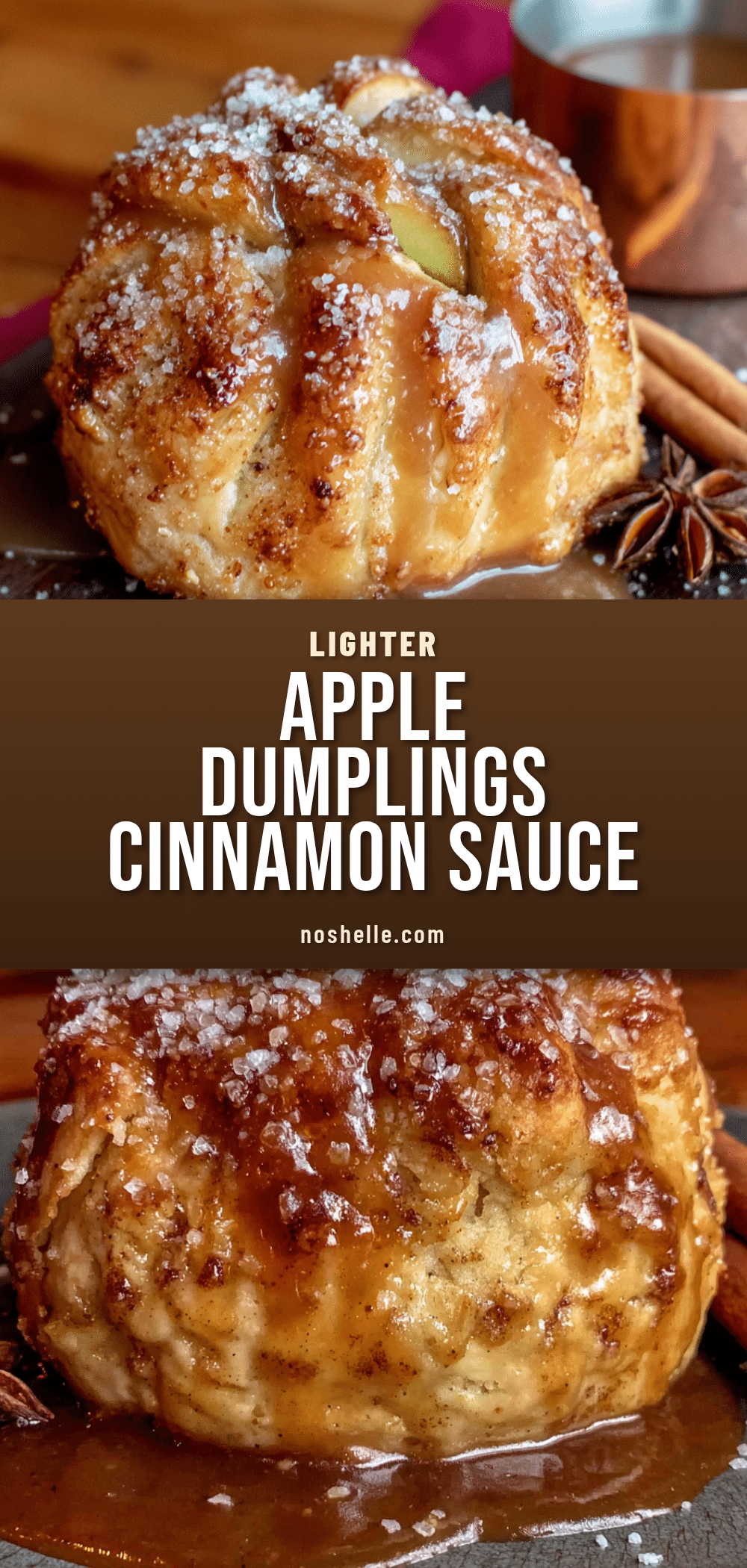 lighter apple dumplings recipe