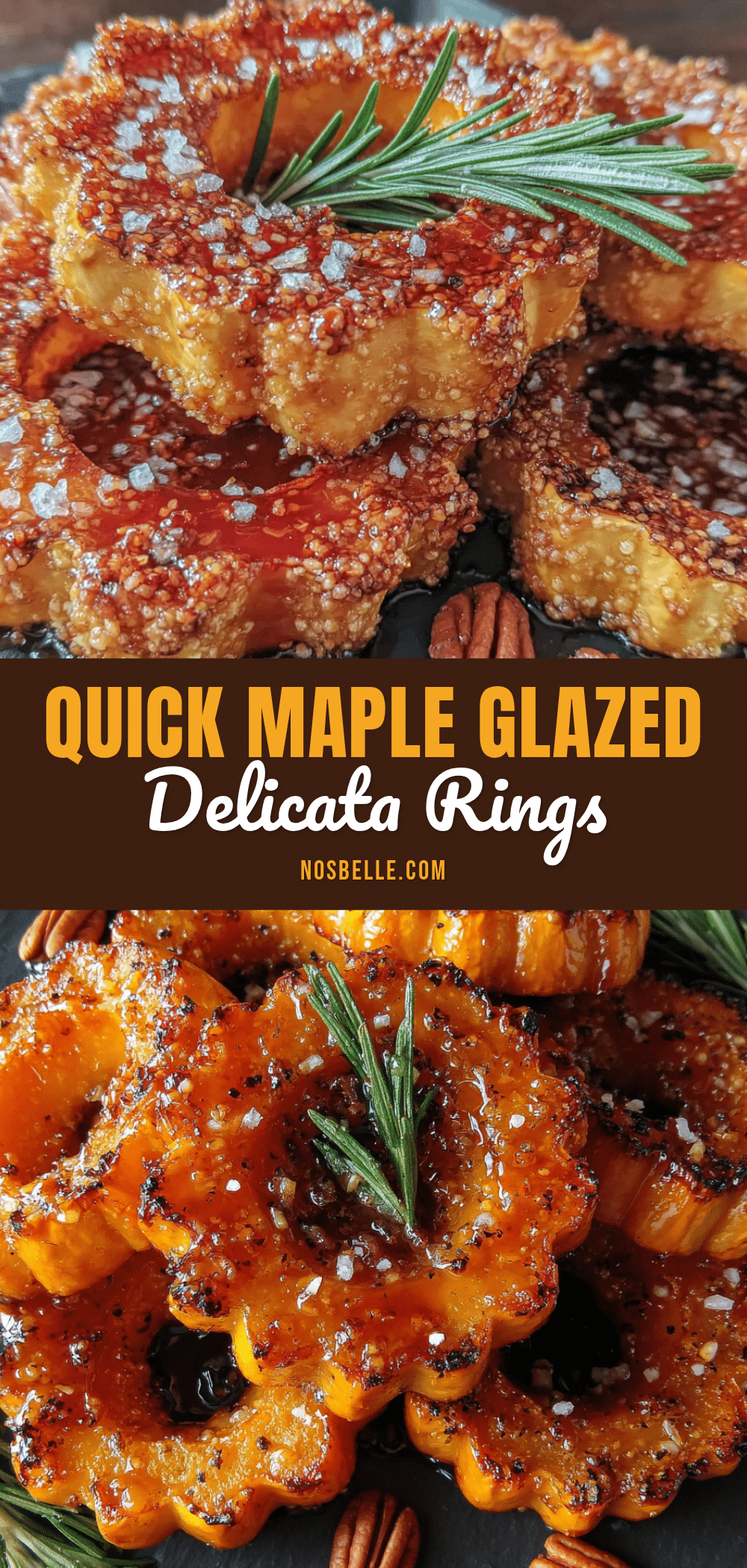 maple glazed delicata squash rings recipe
