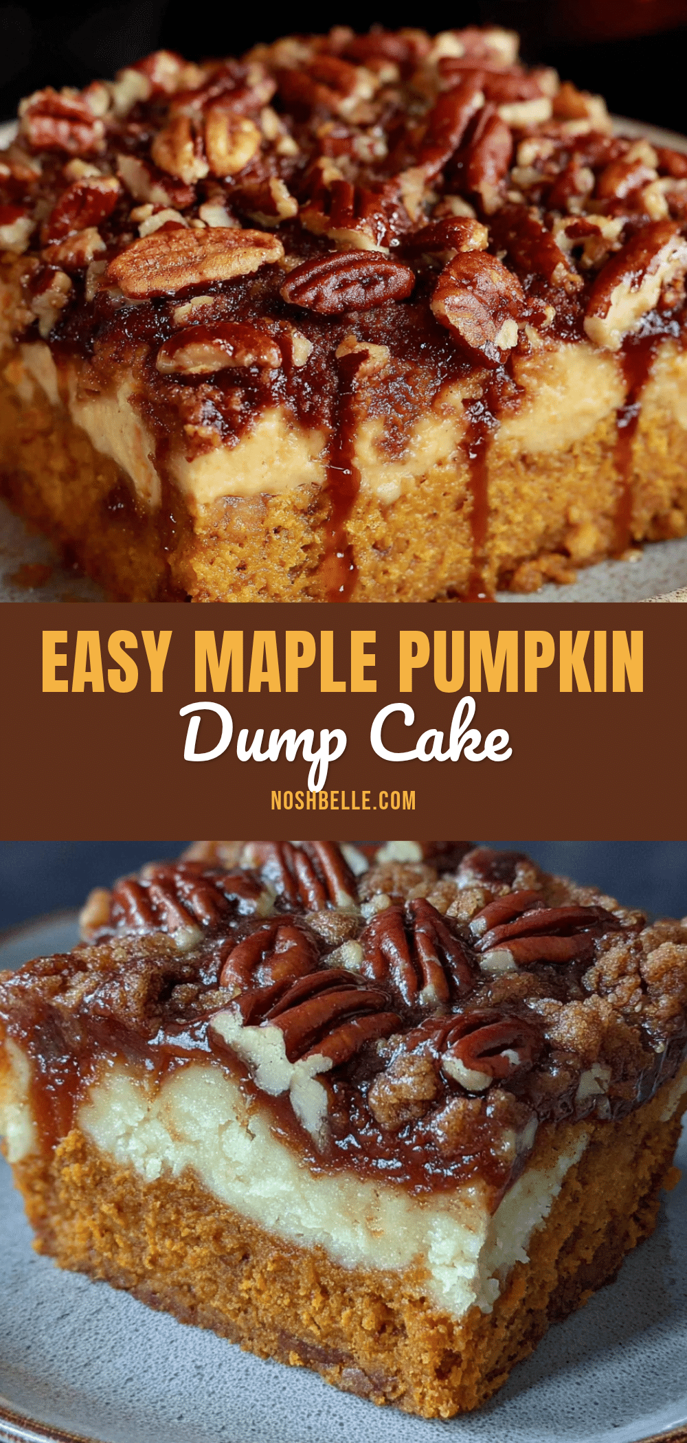 maple pumpkin dump cake recipe