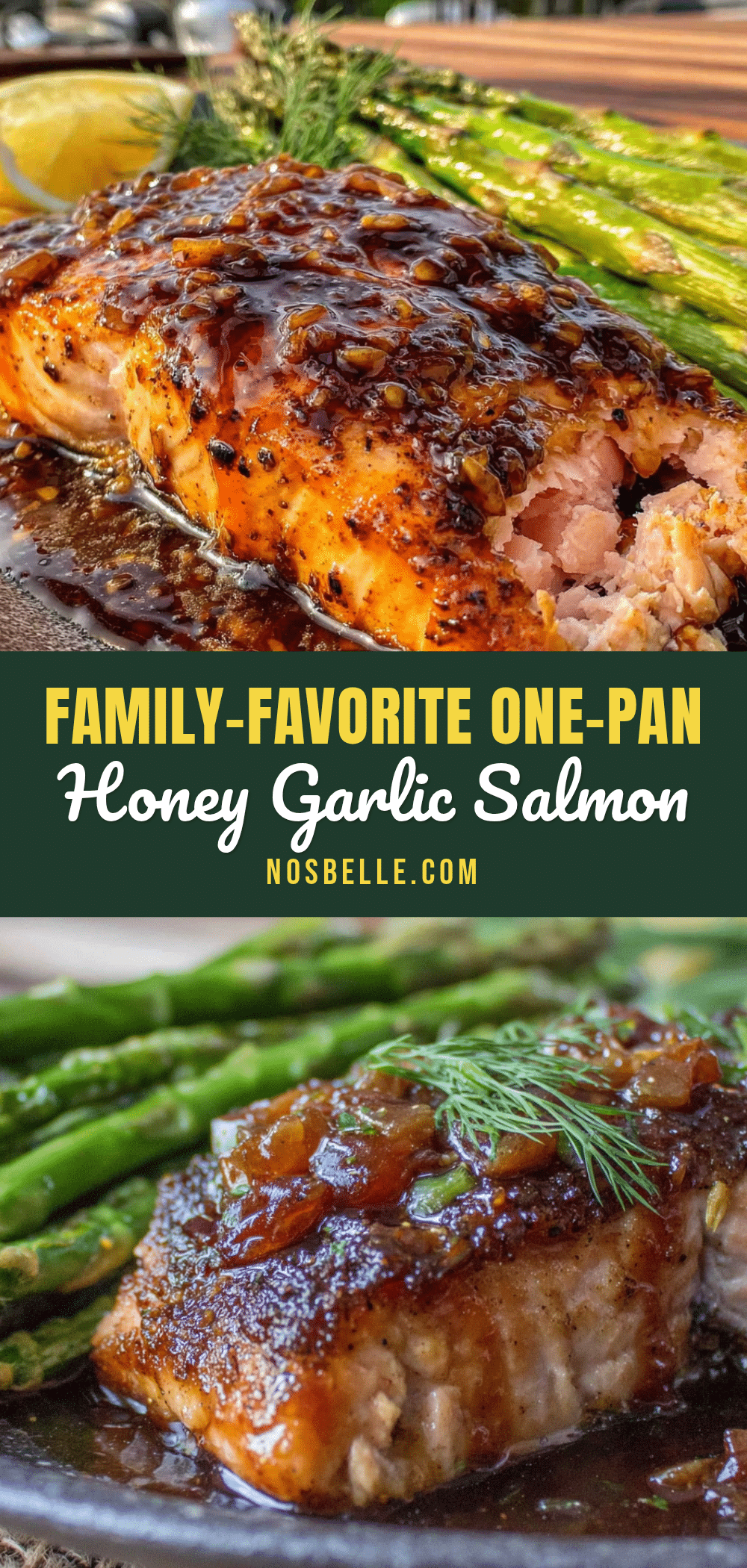 one-pan honey garlic salmon with asparagus recipe