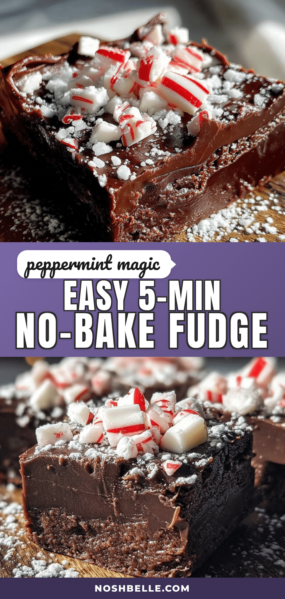 peppermint bark fudge recipe