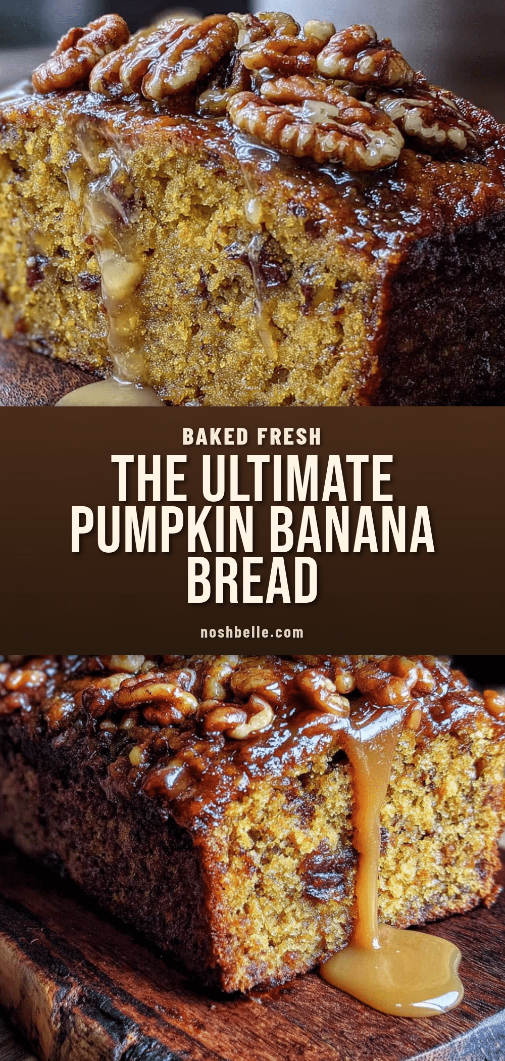 pumpkin banana bread with walnuts recipe