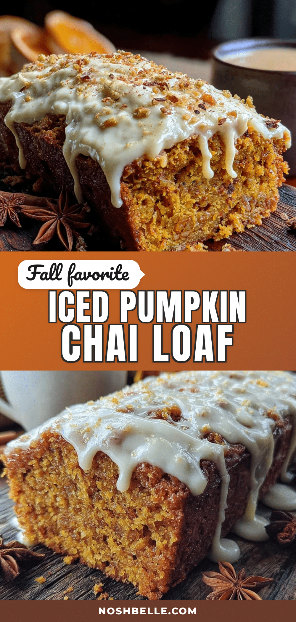 pumpkin chai latte loaf cake recipe