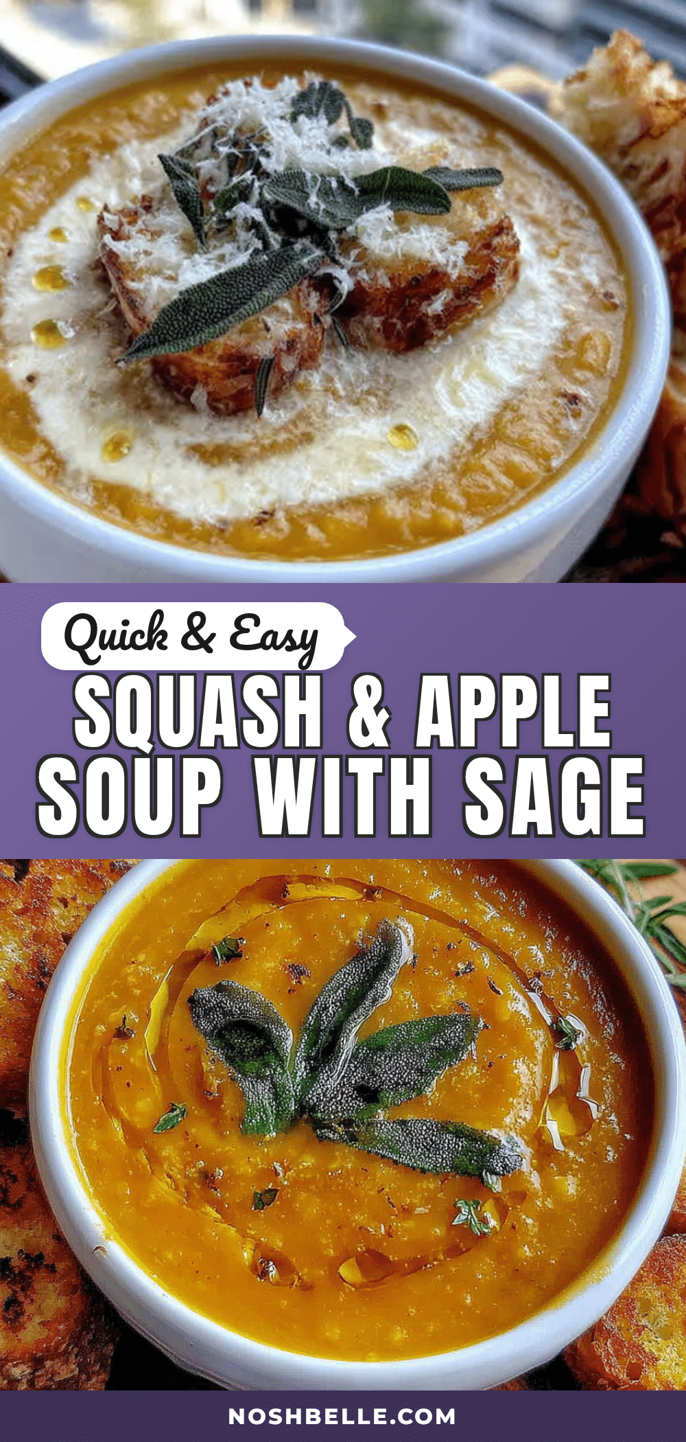 quick squash and apple soup recipe