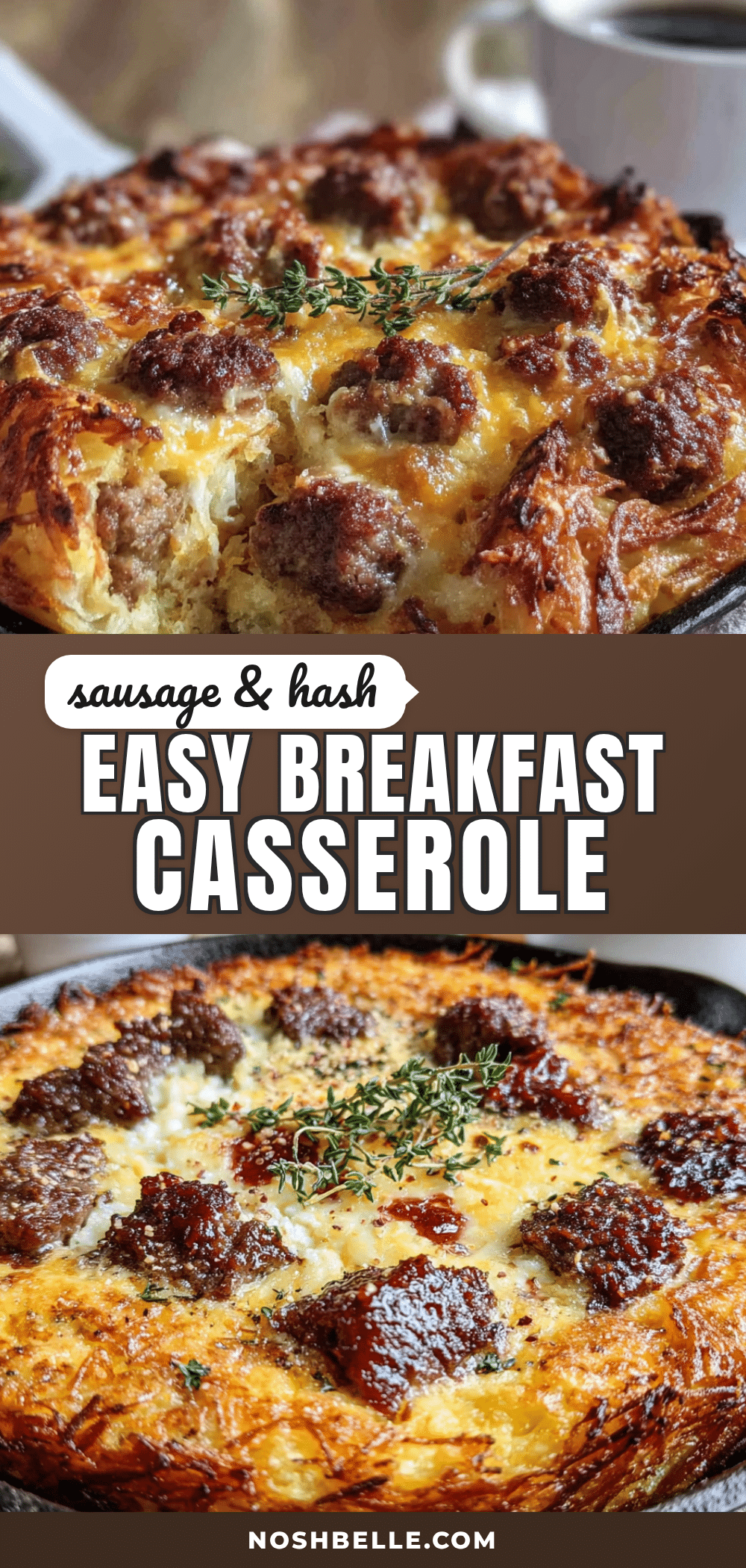 sausage hash brown breakfast casserole recipe