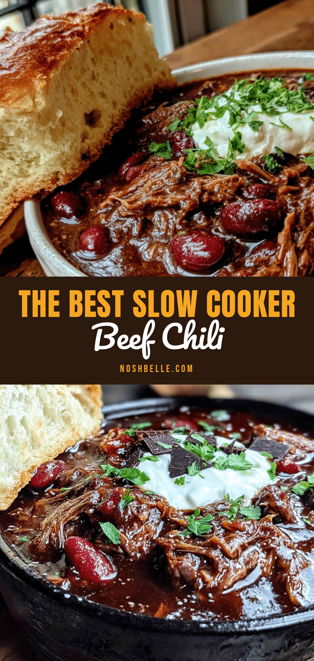 slow cooker beef chili with dark chocolate recipe
