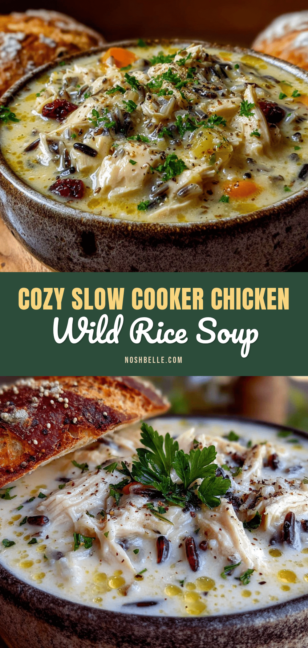 slow cooker chicken and wild rice soup recipe