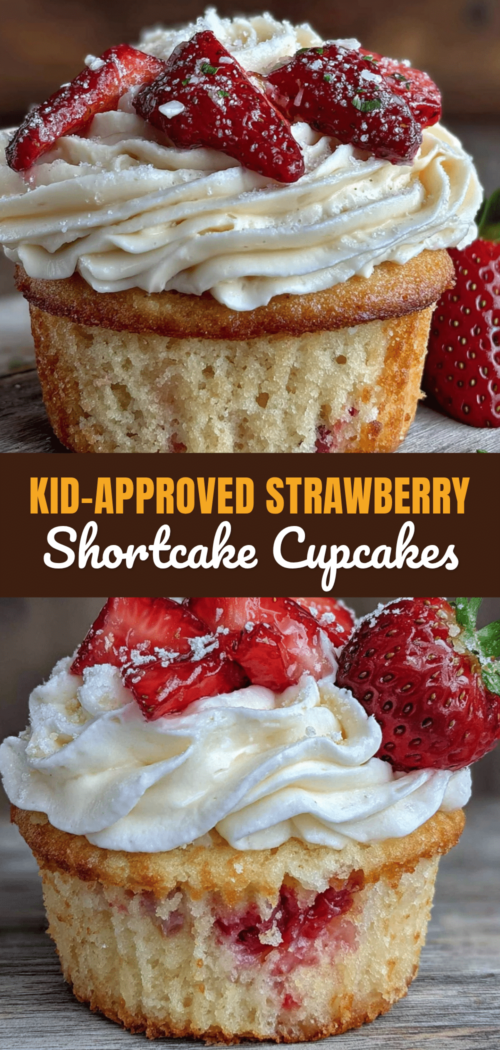 strawberry shortcake cupcakes recipe