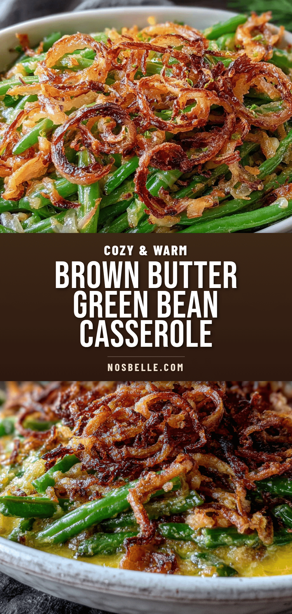 brown butter green bean casserole recipe