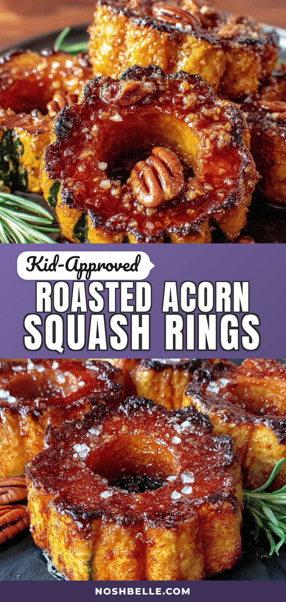 roasted acorn squash rings recipe