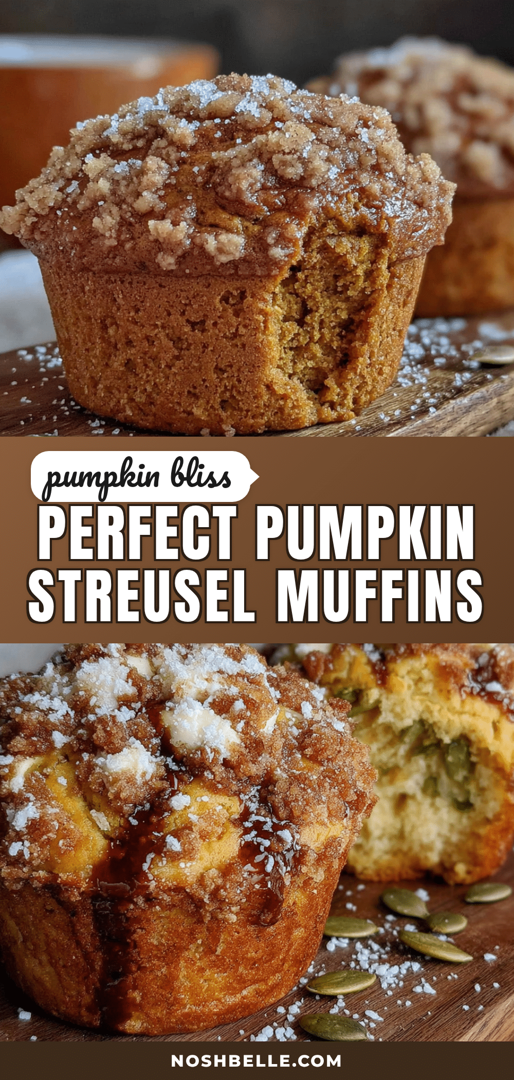 small-batch pumpkin muffins with streusel topping recipe